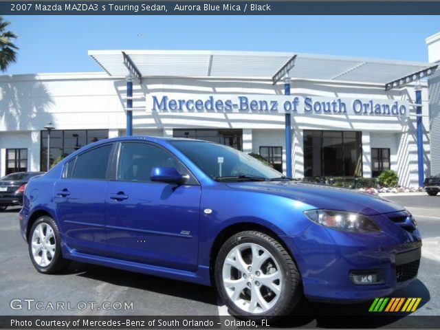 2007 Mazda MAZDA3 s Touring Sedan in Aurora Blue Mica