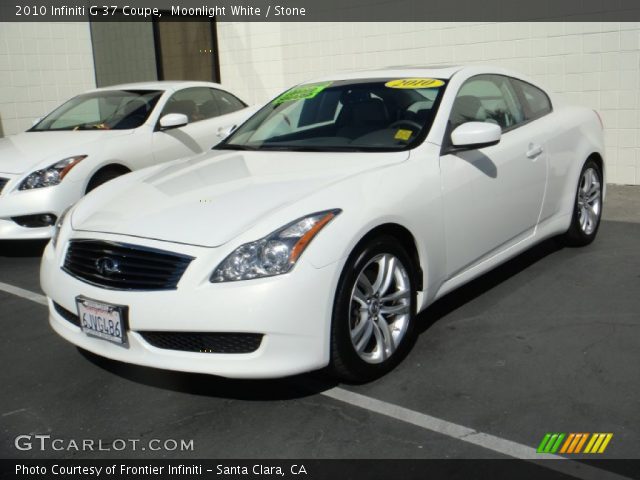 2010 Infiniti G 37 Coupe in Moonlight White