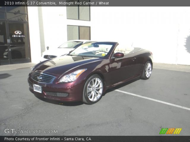 2010 Infiniti G 37 Convertible in Midnight Red Garnet