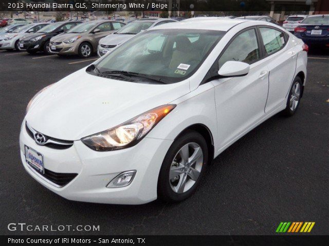 2013 Hyundai Elantra GLS in Shimmering White