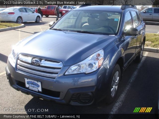 2013 Subaru Outback 2.5i in Twilight Blue Metallic