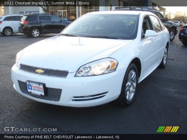 2012 Chevrolet Impala LT in Summit White