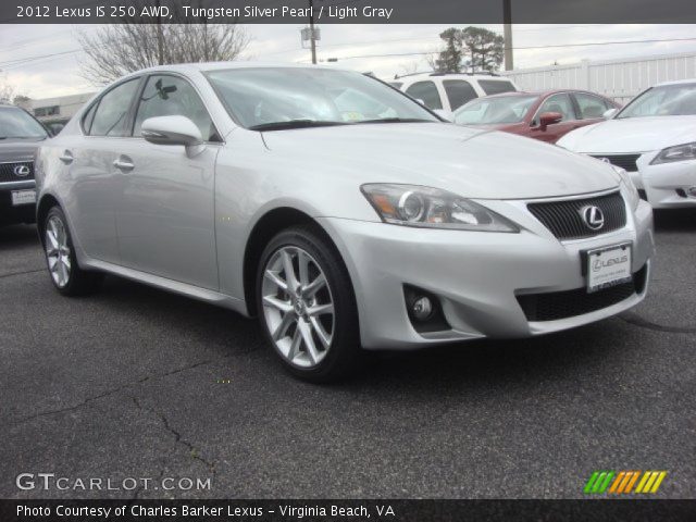 2012 Lexus IS 250 AWD in Tungsten Silver Pearl