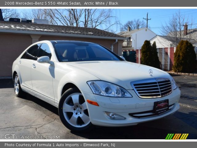 2008 Mercedes-Benz S 550 4Matic Sedan in Arctic White