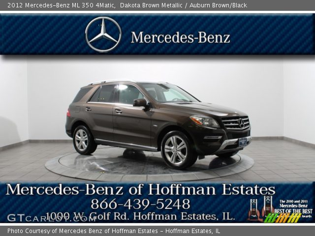 2012 Mercedes-Benz ML 350 4Matic in Dakota Brown Metallic