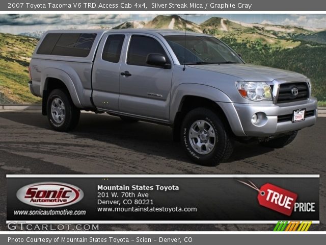 2007 Toyota Tacoma V6 TRD Access Cab 4x4 in Silver Streak Mica