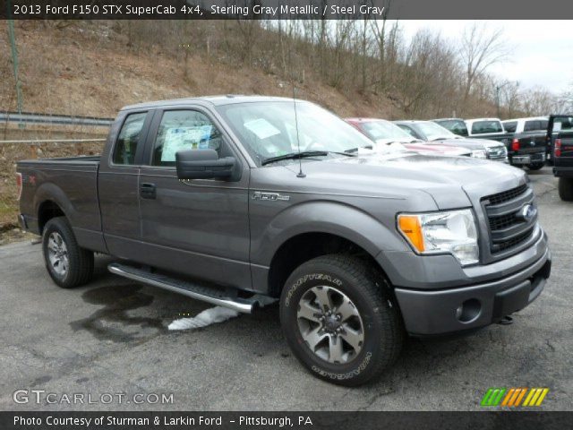 2013 Ford F150 STX SuperCab 4x4 in Sterling Gray Metallic