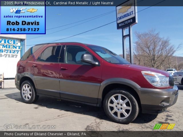 2005 Buick Rendezvous CX in Cardinal Red Metallic