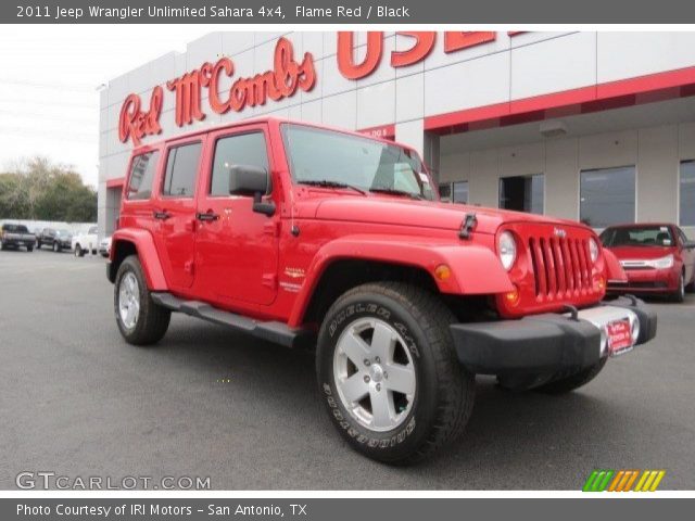 2011 Jeep Wrangler Unlimited Sahara 4x4 in Flame Red