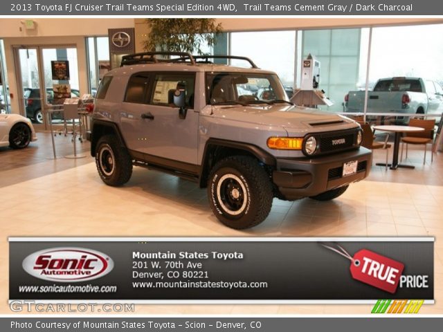 2013 Toyota FJ Cruiser Trail Teams Special Edition 4WD in Trail Teams Cement Gray