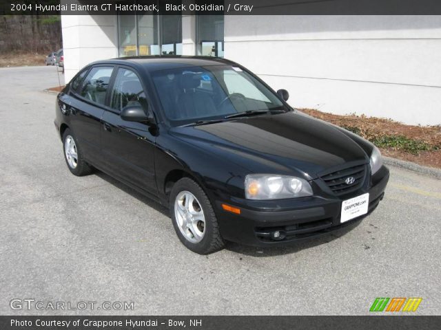 2004 Hyundai Elantra GT Hatchback in Black Obsidian