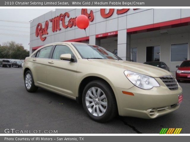 2010 Chrysler Sebring Limited Sedan in White Gold