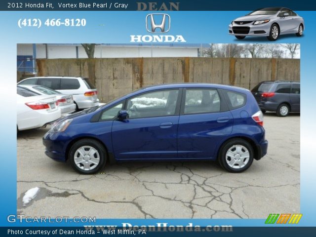 2012 Honda Fit  in Vortex Blue Pearl