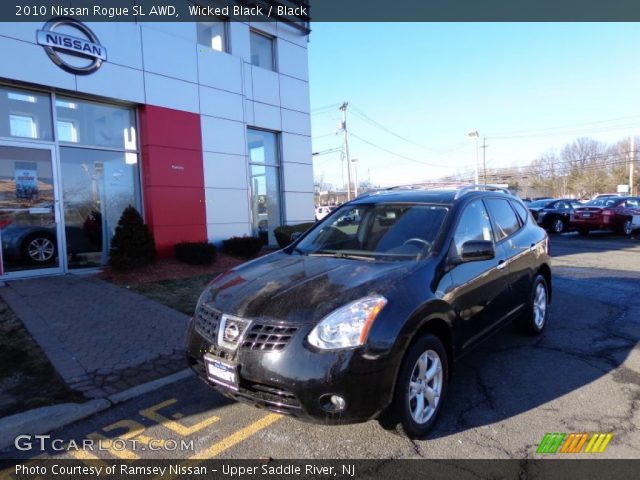 2010 Nissan Rogue SL AWD in Wicked Black