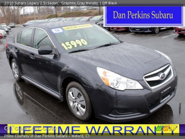 2010 Subaru Legacy 2.5i Sedan in Graphite Gray Metallic