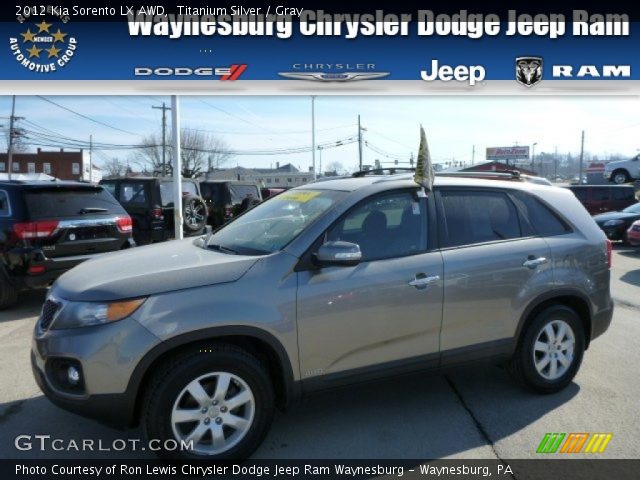 2012 Kia Sorento LX AWD in Titanium Silver