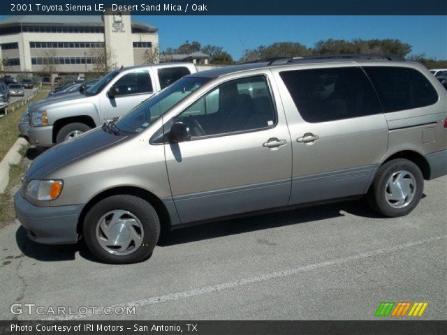2001 Toyota Sienna LE in Desert Sand Mica