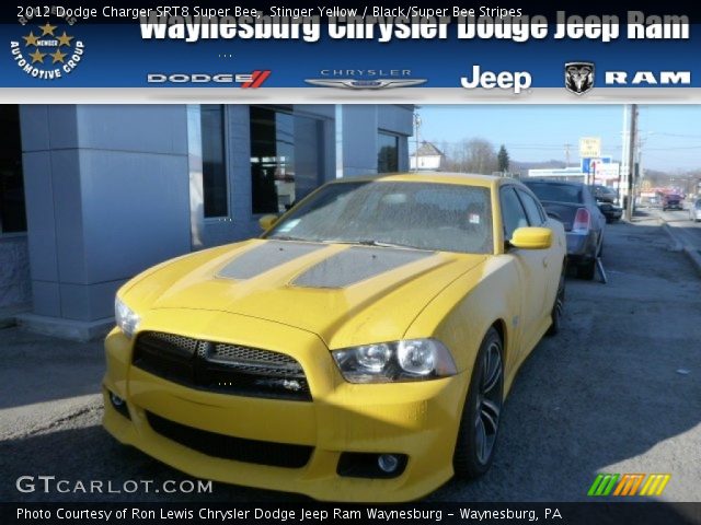2012 Dodge Charger SRT8 Super Bee in Stinger Yellow