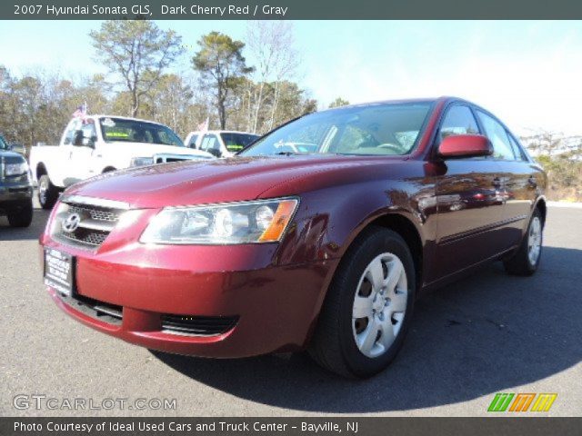 2007 Hyundai Sonata GLS in Dark Cherry Red