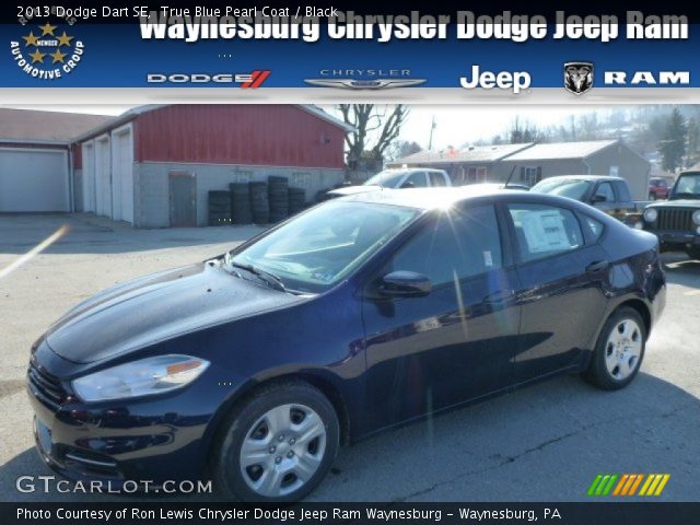 2013 Dodge Dart SE in True Blue Pearl Coat