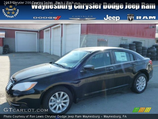 2013 Chrysler 200 Touring Sedan in Black