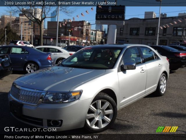 2009 Lincoln MKZ AWD Sedan in Brilliant Silver Metallic