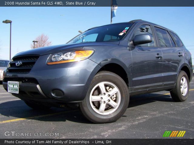 2008 Hyundai Santa Fe GLS 4WD in Slate Blue