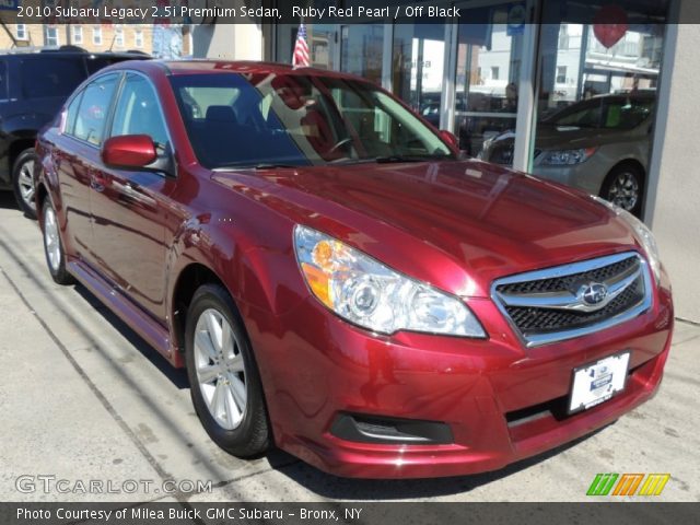 2010 Subaru Legacy 2.5i Premium Sedan in Ruby Red Pearl