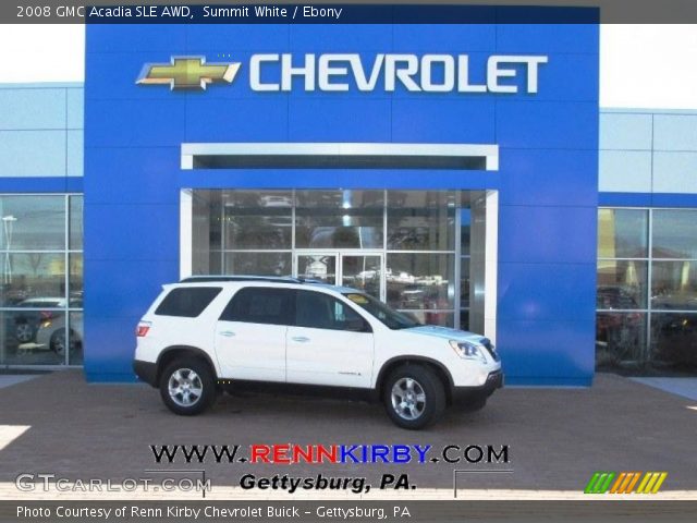 2008 GMC Acadia SLE AWD in Summit White