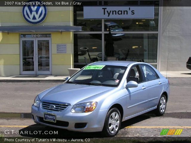 2007 Kia Spectra EX Sedan in Ice Blue