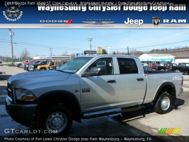 2010 Dodge Ram 2500 ST Crew Cab 4x4 in Bright Silver Metallic