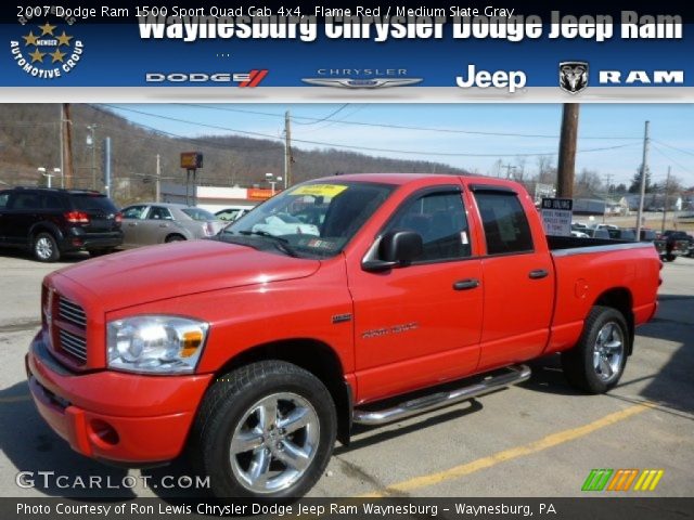 2007 Dodge Ram 1500 Sport Quad Cab 4x4 in Flame Red