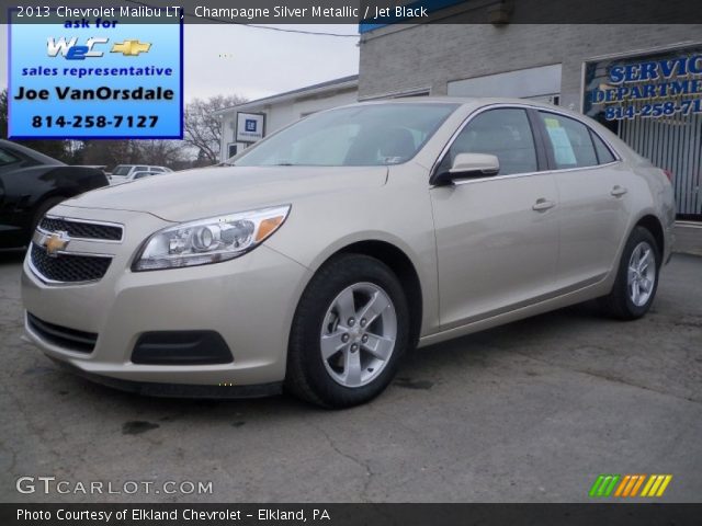 2013 Chevrolet Malibu LT in Champagne Silver Metallic