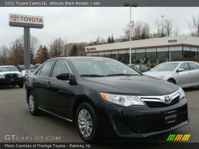 2012 Toyota Camry LE in Attitude Black Metallic