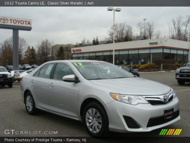 2012 Toyota Camry LE in Classic Silver Metallic