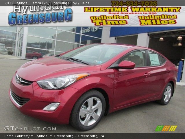 2013 Hyundai Elantra GLS in Sparkling Ruby