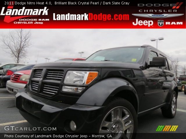 2011 Dodge Nitro Heat 4.0 in Brilliant Black Crystal Pearl