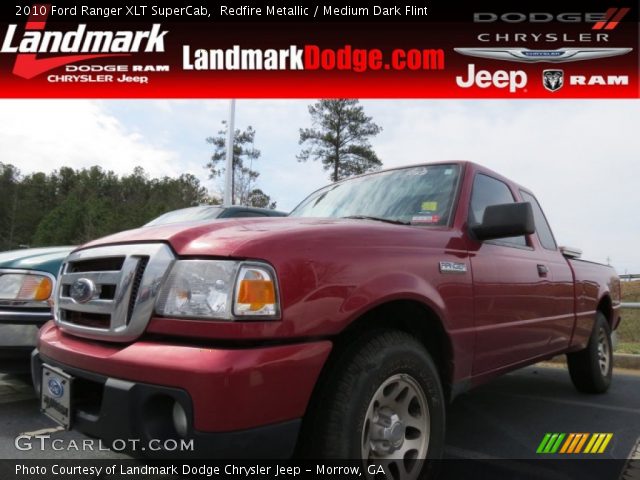 2010 Ford Ranger XLT SuperCab in Redfire Metallic