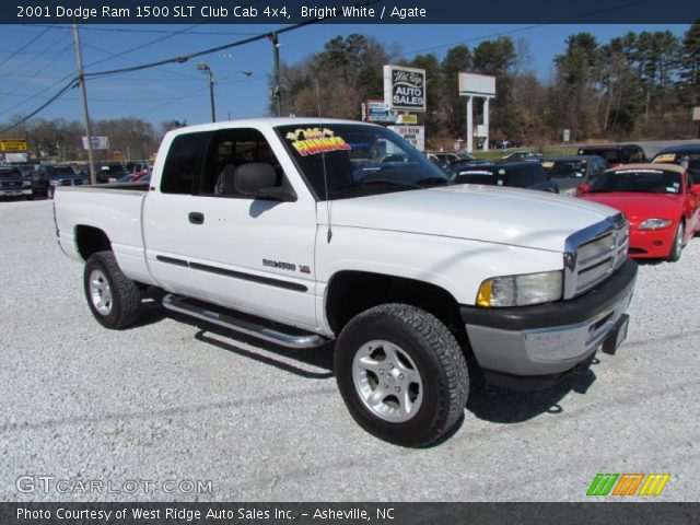 2001 Dodge Ram 1500 SLT Club Cab 4x4 in Bright White