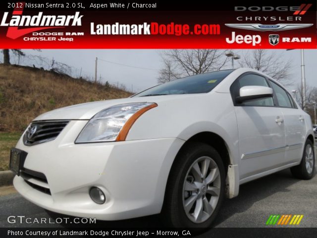 2012 Nissan Sentra 2.0 SL in Aspen White