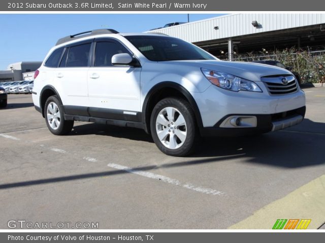 2012 Subaru Outback 3.6R Limited in Satin White Pearl