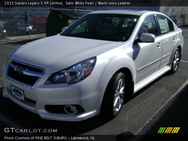 2013 Subaru Legacy 3.6R Limited in Satin White Pearl