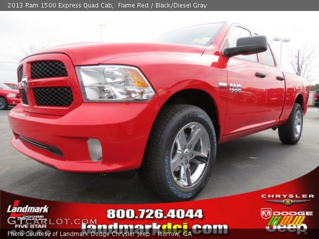 2013 Ram 1500 Express Quad Cab in Flame Red