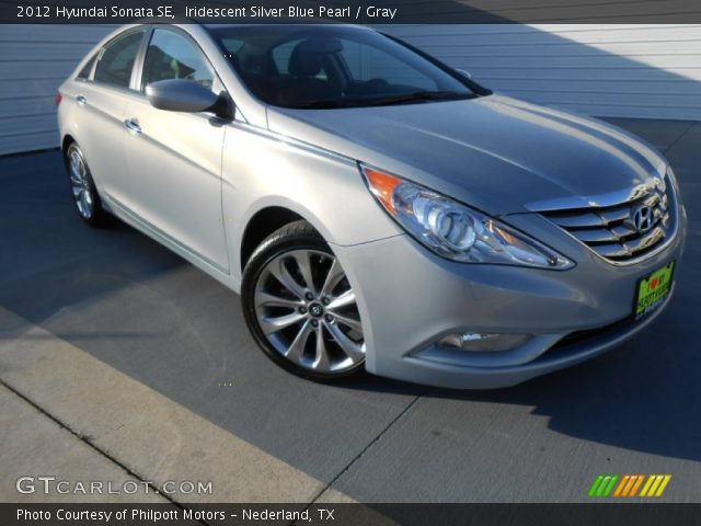 2012 Hyundai Sonata SE in Iridescent Silver Blue Pearl