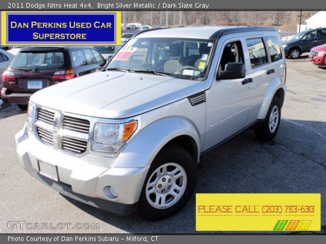 2011 Dodge Nitro Heat 4x4 in Bright Silver Metallic