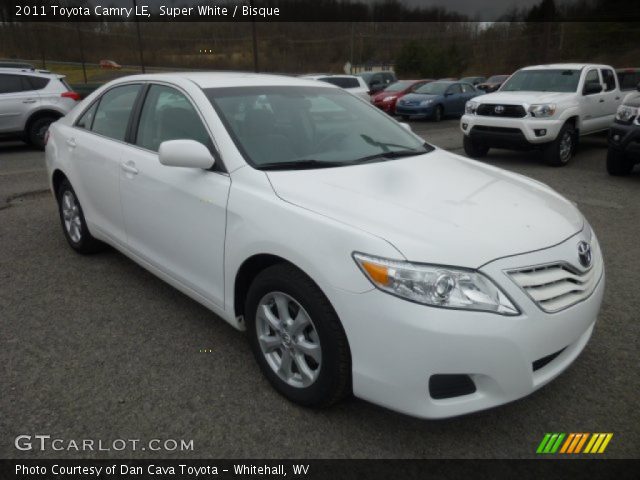 2011 Toyota Camry LE in Super White