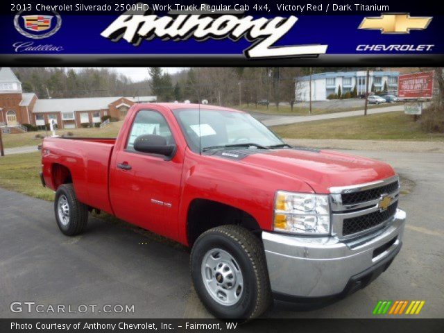 2013 Chevrolet Silverado 2500HD Work Truck Regular Cab 4x4 in Victory Red