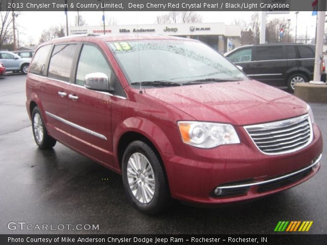 2013 Chrysler Town & Country Limited in Deep Cherry Red Crystal Pearl