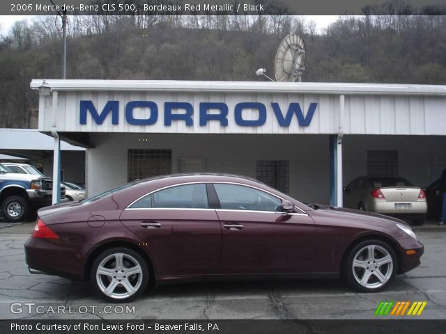 2006 Mercedes-Benz CLS 500 in Bordeaux Red Metallic