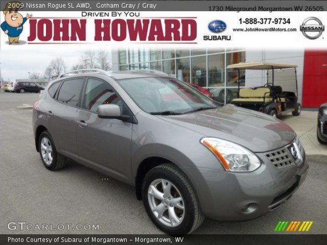 2009 Nissan Rogue SL AWD in Gotham Gray